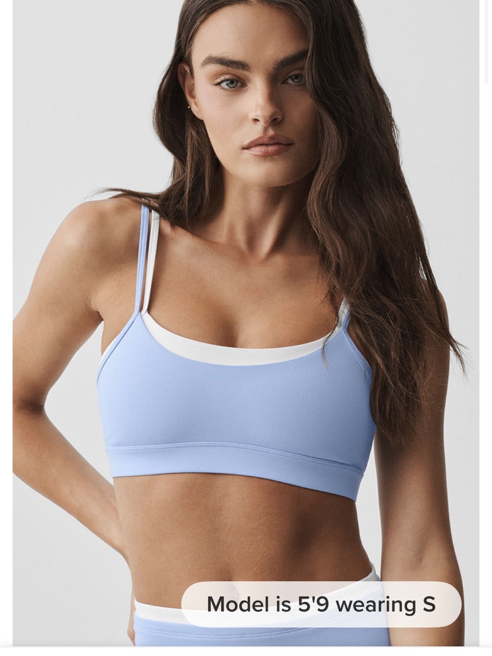 All Yoga Airbrush Double Up Bra- Size Medium